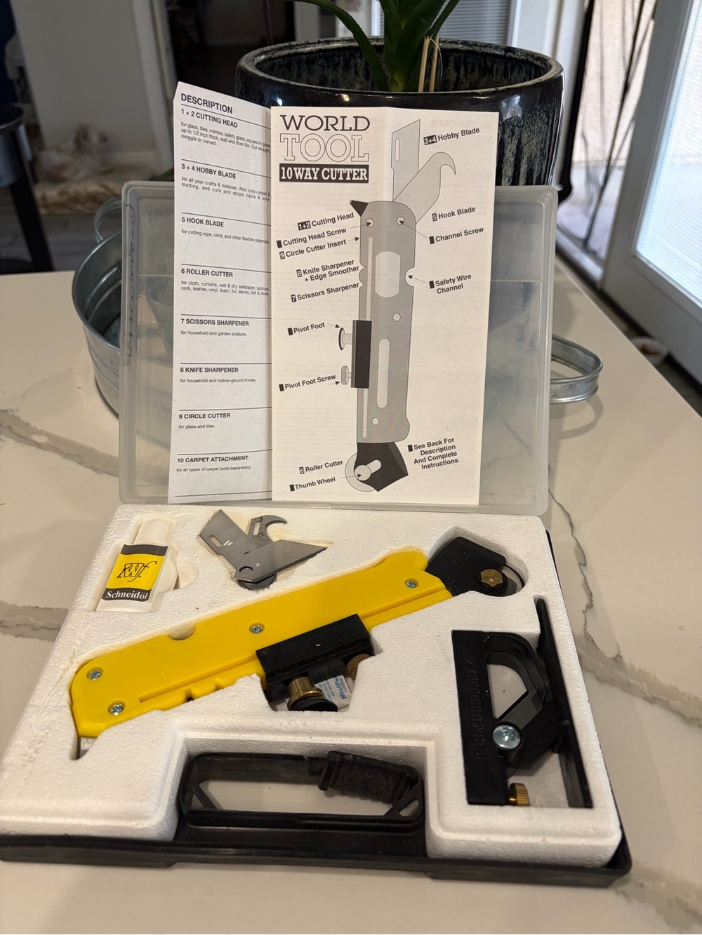 World Tool 10-Way Cutter - Yellow Multi-Tool Kit